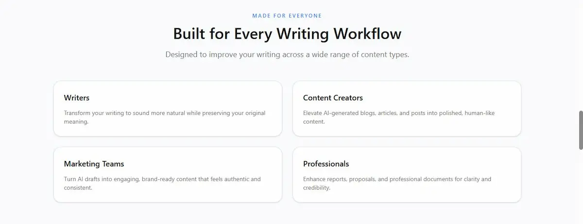 Writing Workflow