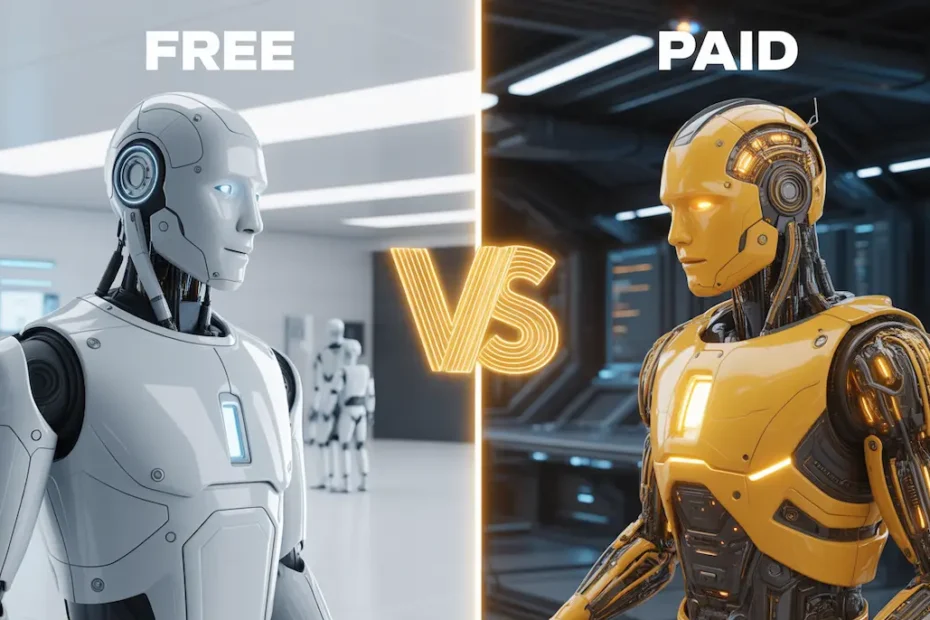 Free vs Paid AI Tools: Which One Is Better for Beginners and Professionals in 2026?